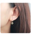 Silver Hoop Earring HO-2571